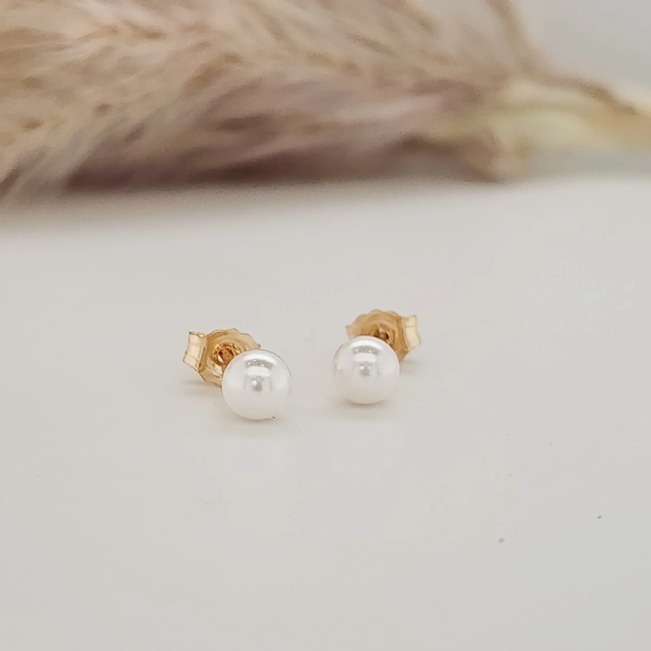 Pearl Stud Earrings