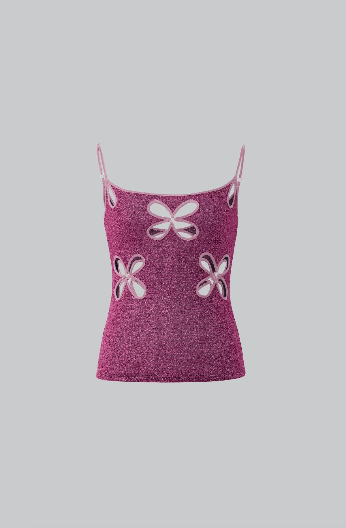 Pink Lurex Cami