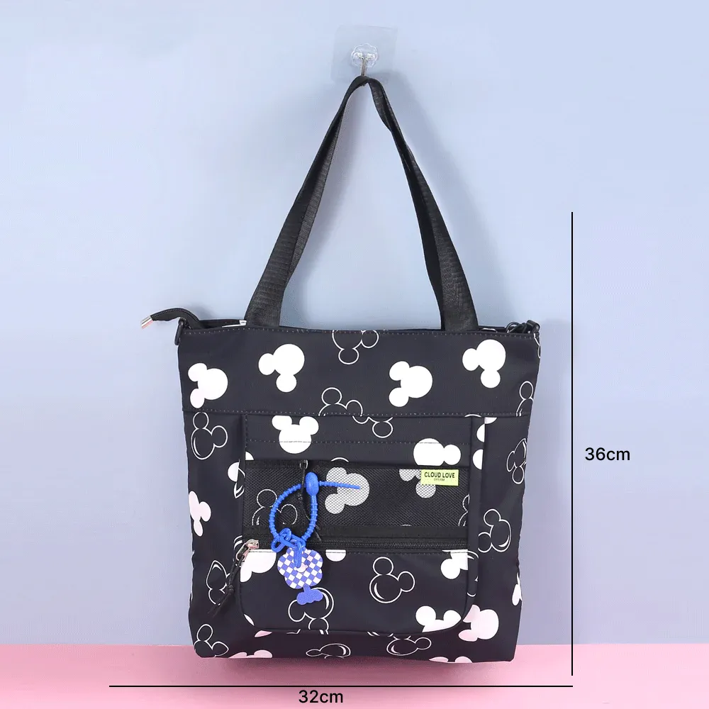 Printed Tote Shoulder Bag