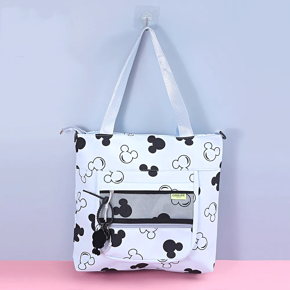 Printed Tote Shoulder Bag