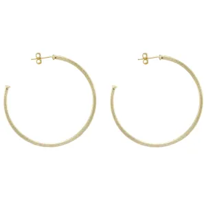 Sheila Fajl - Hoops - Brushed Gold