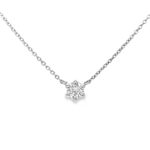 Small Solitaire Diamond Necklace