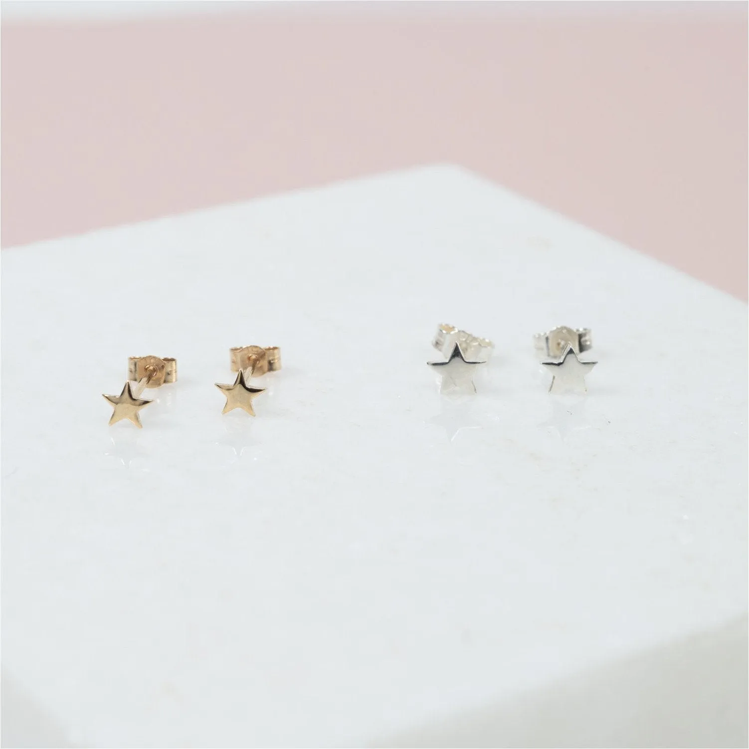 Soho Sterling Silver Mini Star Stud Earrings