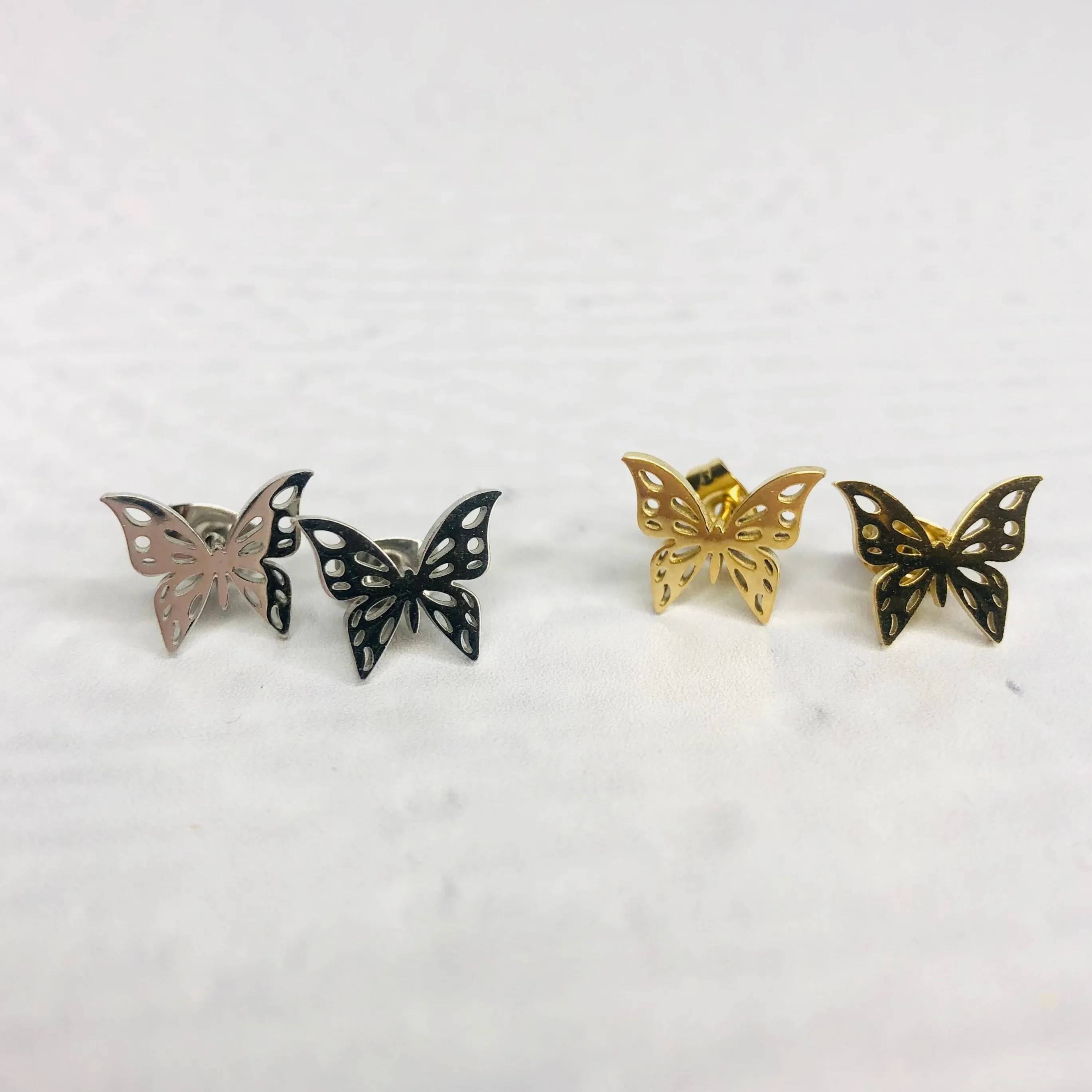 Stainless Steel Earrings - Butterfly