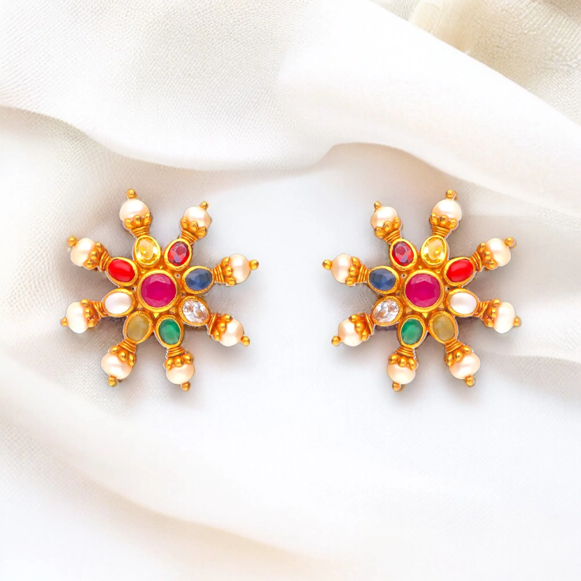 Starlight Navrathna Earrings