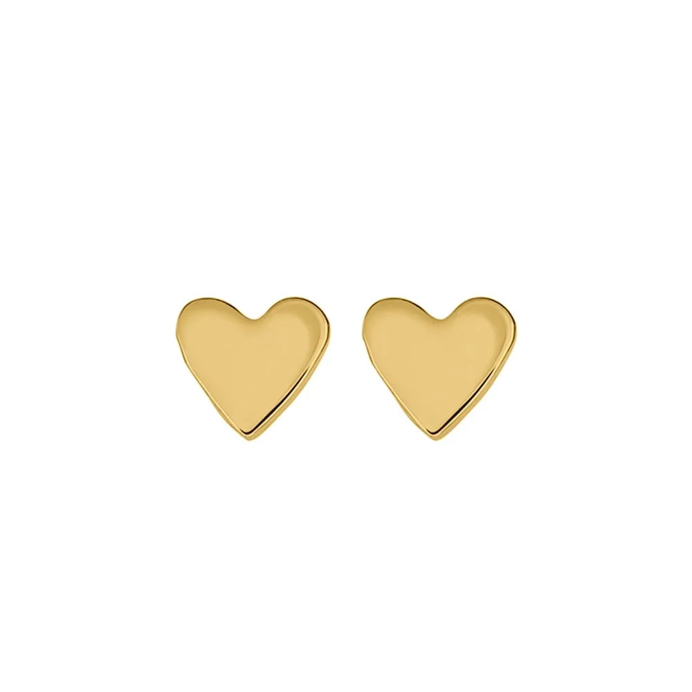 Sterling Silver Studs - Tiny Heart