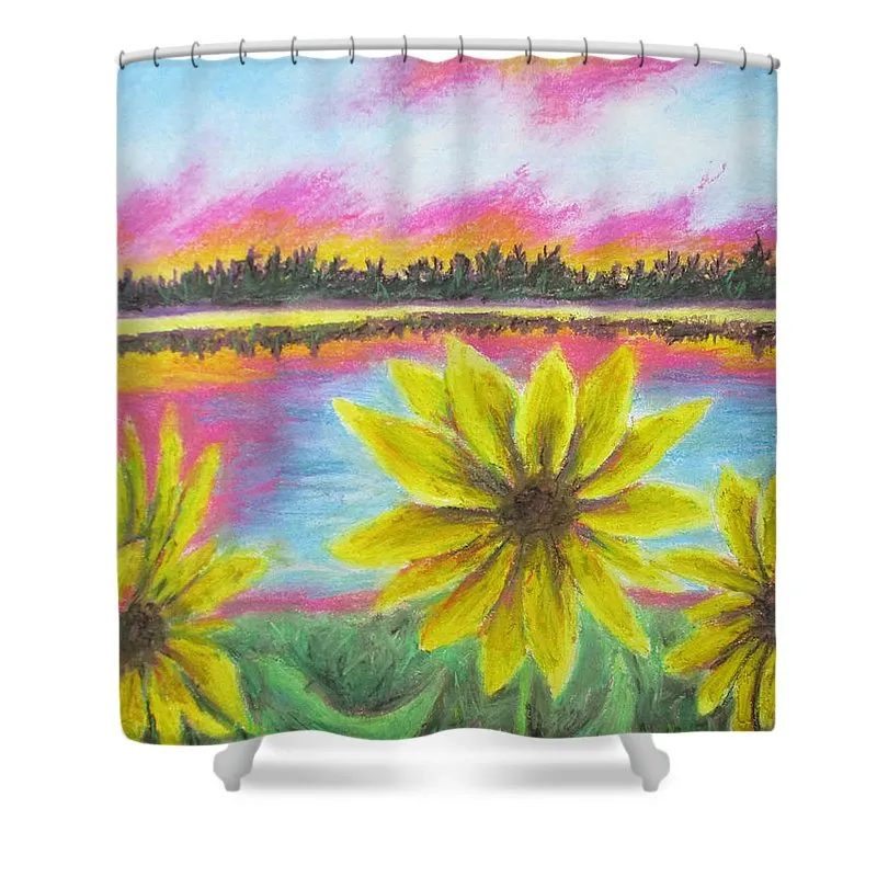 Sunflower Confessions ~ Shower Curtain