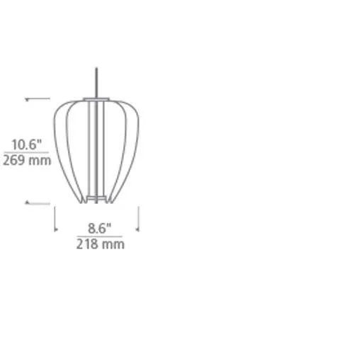 Tech Lighting 700 Mini Nyra Pendant