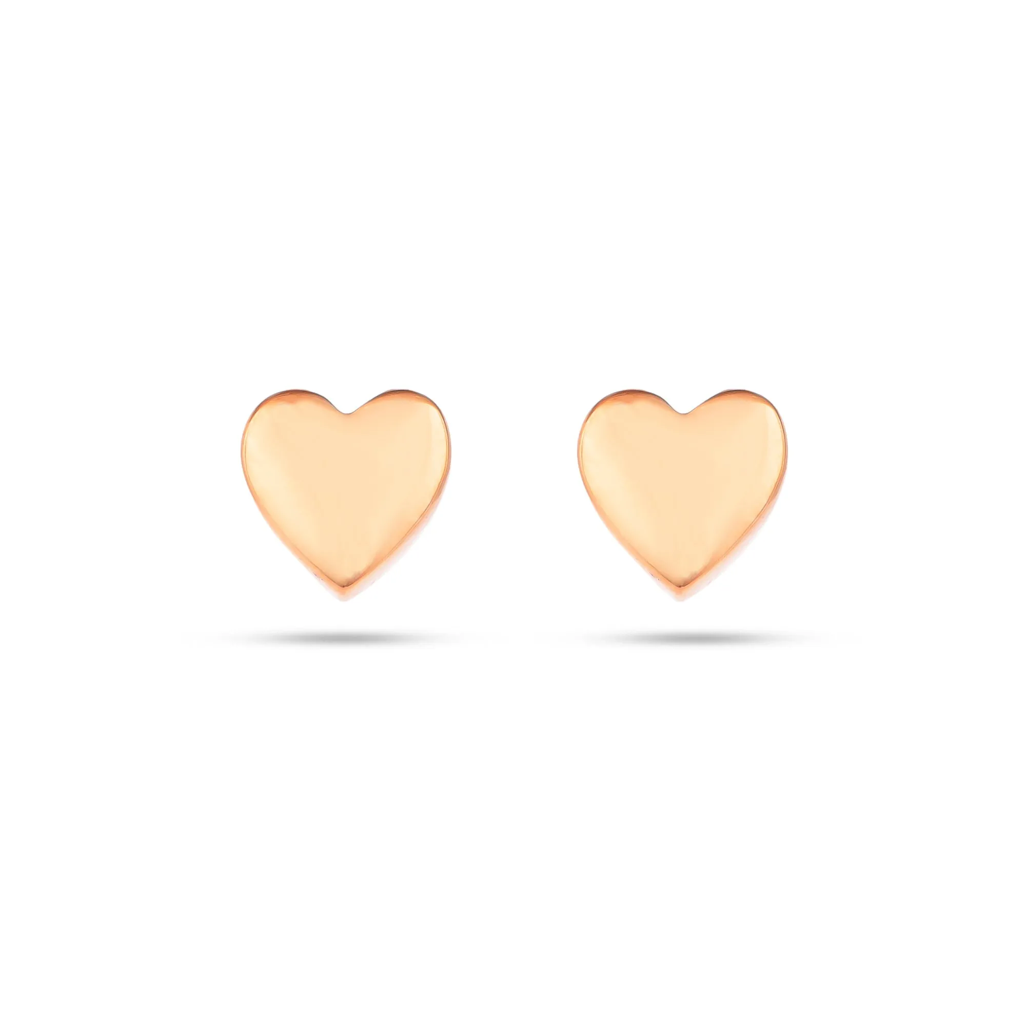 Tiny Heart Earrings| Gold, Silver, Rose-gold - From Purl