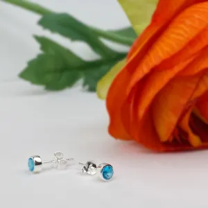 Turquoise Sparkle Studs (Dec)- SE5064