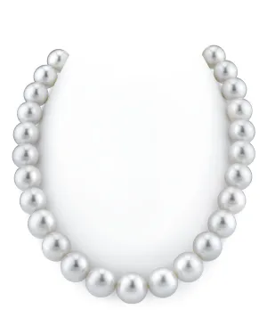 White South Sea Pearl Necklace, 13.0-16.0mm - AAAA Quality