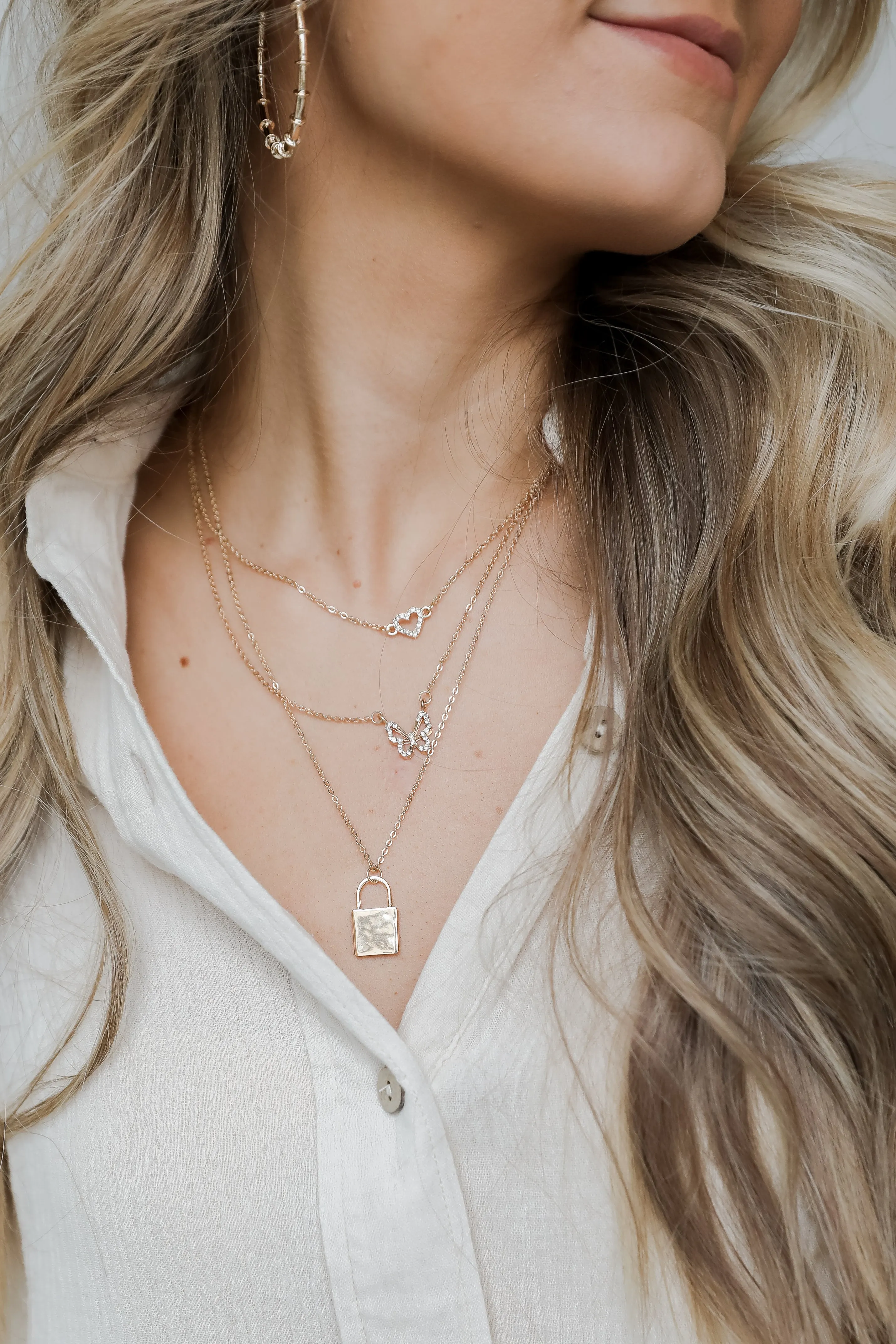 Zoe Gold Layered Necklace